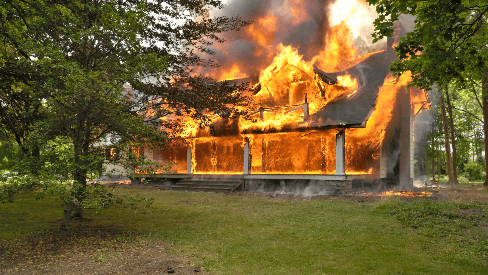 what to do after a house fire